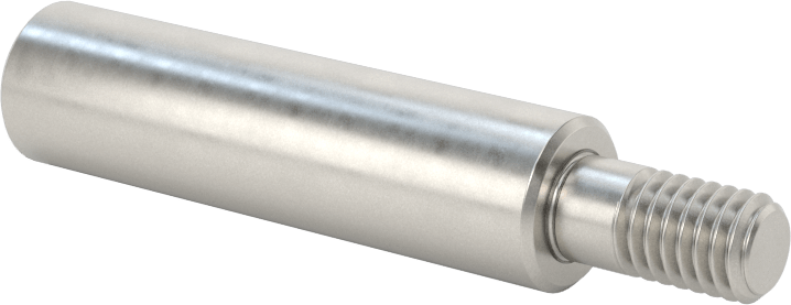 Dişli Doğrusal Hareket Mili, Dişli x Düz Uçlar, 52100 Çelik, 10 mm Çap, 50 mm Uzunluk
