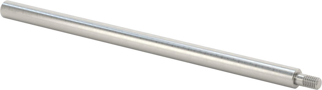 Dişli Doğrusal Hareket Mili, Dişli x Düz Uçlar, 52100 Çelik, 10 mm Çap, 200 mm Uzunluk