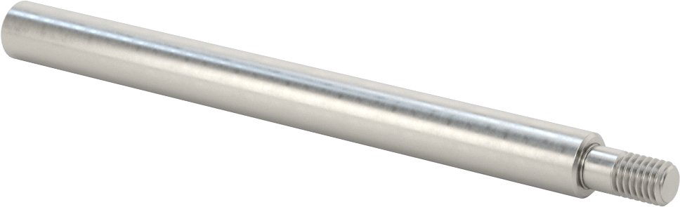 Dişli Doğrusal Hareket Mili, Dişli x Düz Uçlar, 52100 Çelik, 12 mm Çap, 150 mm Uzunluk