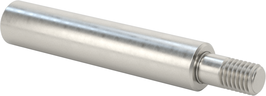 Dişli Doğrusal Hareket Mili, Dişli x Düz Uçlar, 52100 Çelik, 16 mm Çap, 100 mm Uzunluk