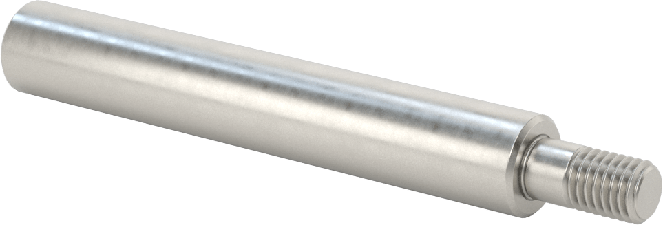 Dişli Doğrusal Hareket Mili, Dişli x Düz Uçlar, 52100 Çelik, 20 mm Çap, 150 mm Uzunluk