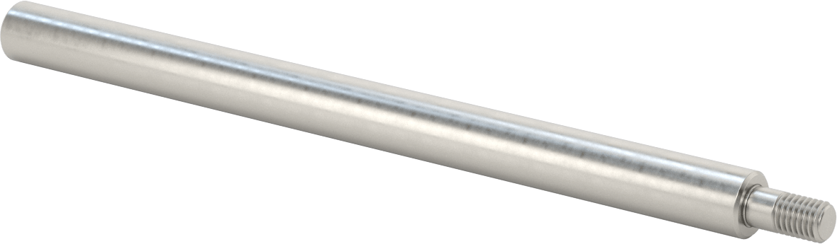Dişli Doğrusal Hareket Mili, Dişli x Düz Uçlar, 52100 Çelik, 20 mm Çap, 300 mm Uzunluk
