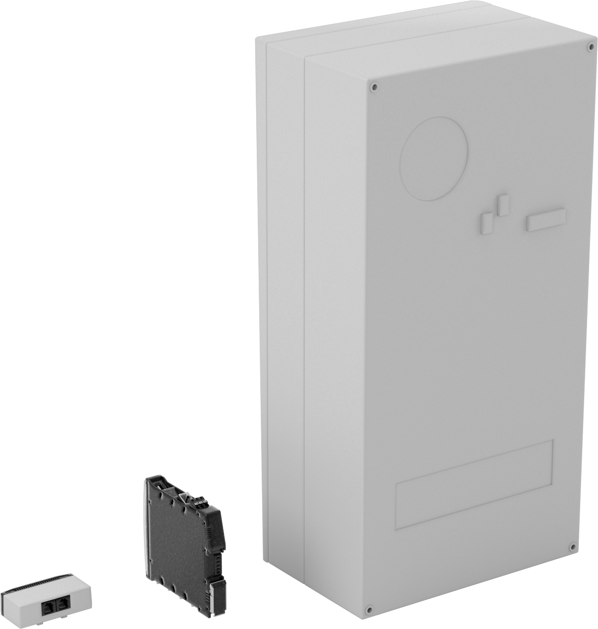 Uzaktan Kumandalı Muhafaza Soğutma Kliması, Duvar Montajı, 120V AC, 2000 Btu/saat Soğutma Kapasitesi