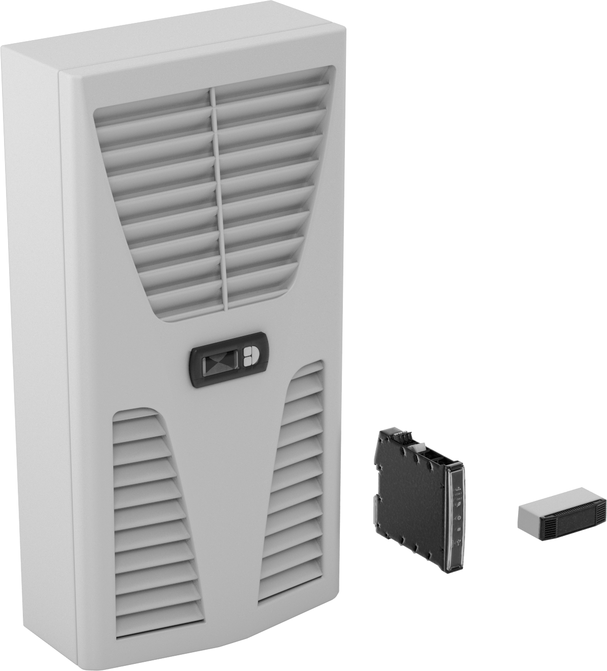 Uzaktan Kumandalı Muhafaza Soğutma Kliması, Duvar Montajı, 230V AC, 1000 Btu/saat Soğutma Kapasitesi