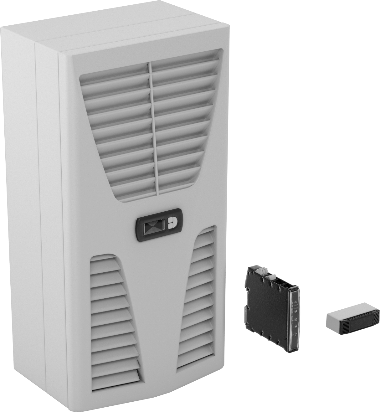 Uzaktan Kumandalı Muhafaza Soğutma Kliması, Duvar Montajı, 230V AC, 2000 Btu/saat Soğutma Kapasitesi