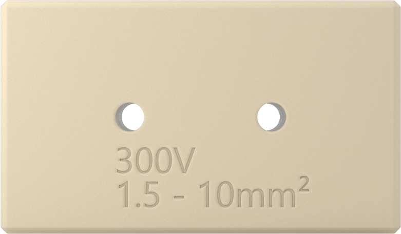 Yüksek Sıcaklık Terminal Bloğu, 300V AC/300V DC, Üç adet 65A devre