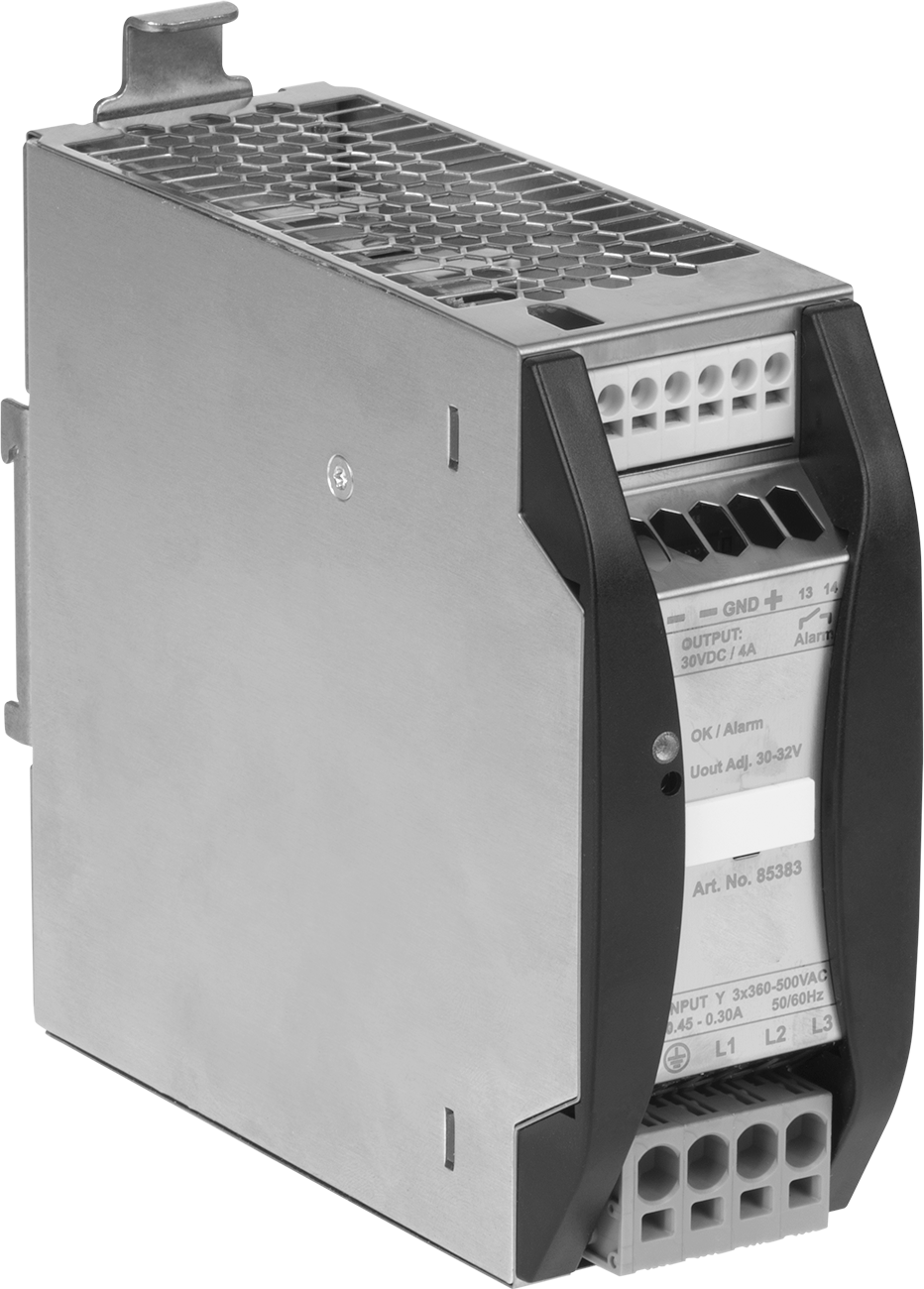 AS-Interface DIN Rayına Monte Güç Kaynağı, Üç fazlı 360-500 V AC giriş voltajı
