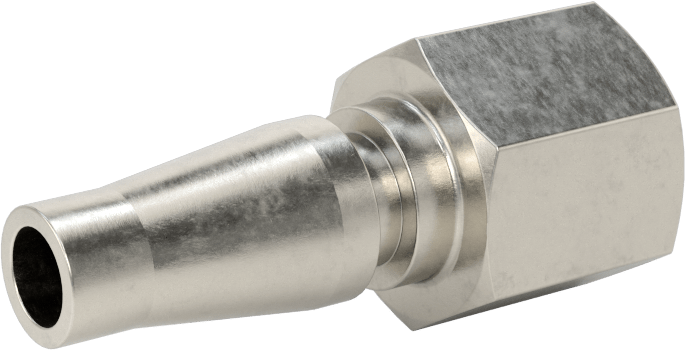 Hava için Schrader Hızlı Bağlantı Kesme Hortum Bağlantısı, 1/4 Boyut, Plug, 1/4 NPT Dişi Uç