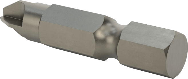 Torq-Set® Ucu, Elektrikli Aletler için 1/4" Altıgen Şaft, 10 Numaralı Vida Boyutu için