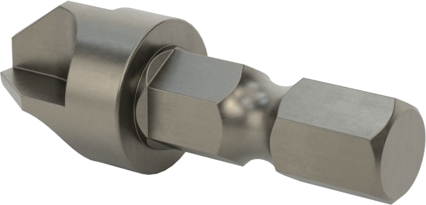 Torq-Set® Ucu, Elektrikli Aletler için 1/4" Altıgen Şaft, 1/4" Vida Boyutu için