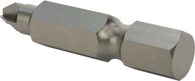 Torq-Set® Ucu, Elektrikli Aletler için 1/4" Altıgen Şaft, 3 Numaralı Vida Boyutu için