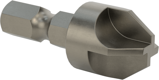 Torq-Set® Ucu, Elektrikli Aletler için 1/4" Altıgen Şaft, 3/8" Vida Boyutu için
