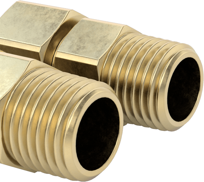 Çift Hatlı Geri Çekilebilir Hava Hortumu, 1/4 Pirinç NPT Erkek Bağlantı Parçaları ile, 5/16" OD, 6 Fit Uzunluk