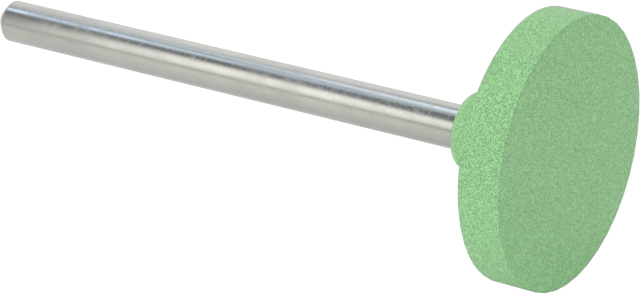Kauçuk Yastıklı Aşındırıcı Taşlama Ucu, Metaller için, 19/32“ Çap x 1/4” Uzunlukta Silindir Kafası, 120 Kum