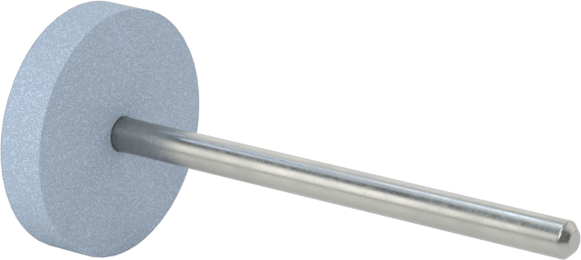 Kauçuk Yastıklı Aşındırıcı Taşlama Ucu, Metaller için, 11/16“ Çap x 1/8” Uzunluk Silindir Başlığı, 320 Kum
