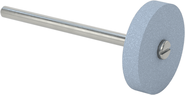 Kauçuk Yastıklı Aşındırıcı Taşlama Ucu, Metaller için, 11/16“ Çap x 1/8” Uzunluk Silindir Başlığı, 320 Kum