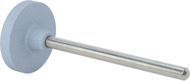 Kauçuk Yastıklı Aşındırıcı Taşlama Ucu, Metaller için, 19/32“ Çap x 1/4” Uzunlukta Silindir Kafası, 320 Kum