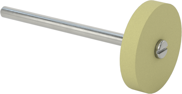 Kauçuk Yastıklı Aşındırıcı Taşlama Ucu, Metaller için, 1/8" Uzun Silindirik Başlık, 1000 Kum