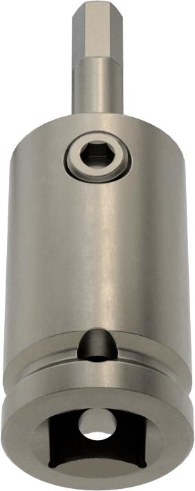 Sürekli Çalışma Altıgen Uçlu Soket, 3/8" Kare Tahrik, 5 mm Boyut