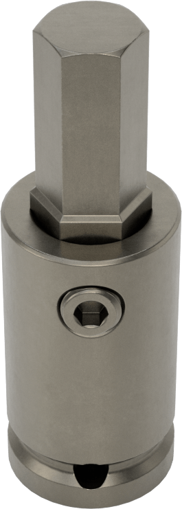 Sürekli Çalışma Altıgen Uçlu Soket, 3/8" Kare Tahrik, 10 mm Boyut