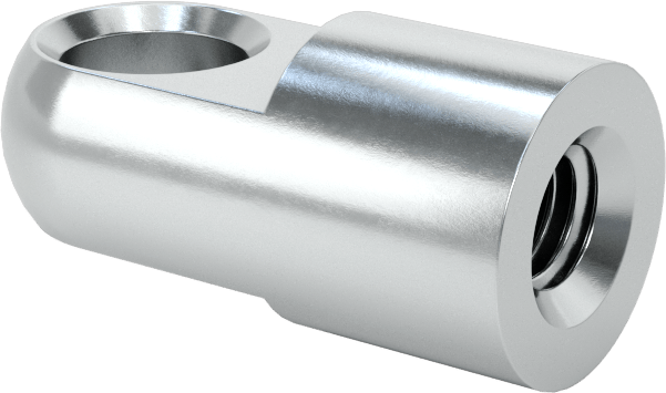 Çubuk Ucu Somunu, Yuvarlak Şaftlı, M5 x 0,8 mm Şaft Dişi