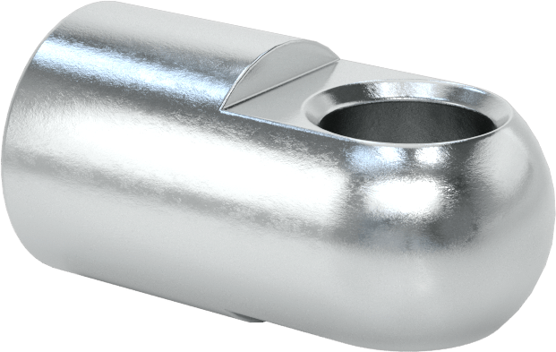 Çubuk Ucu Somunu, Yuvarlak Şaftlı, M8 x 1,25 mm Şaft Dişi