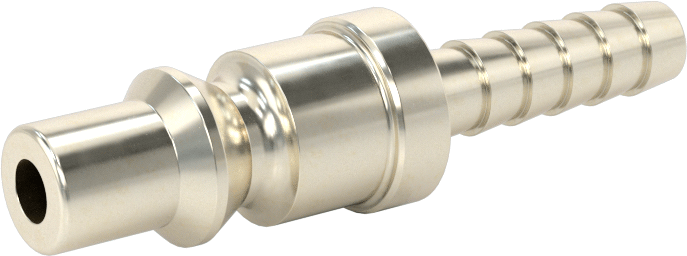 Hava için Nikel Kaplı ARO Hızlı Bağlantı Kesme Hortum Bağlantısı, Plug, 1/4 Kaplin Boyutu, 1/4" Hortum İç Çapı için