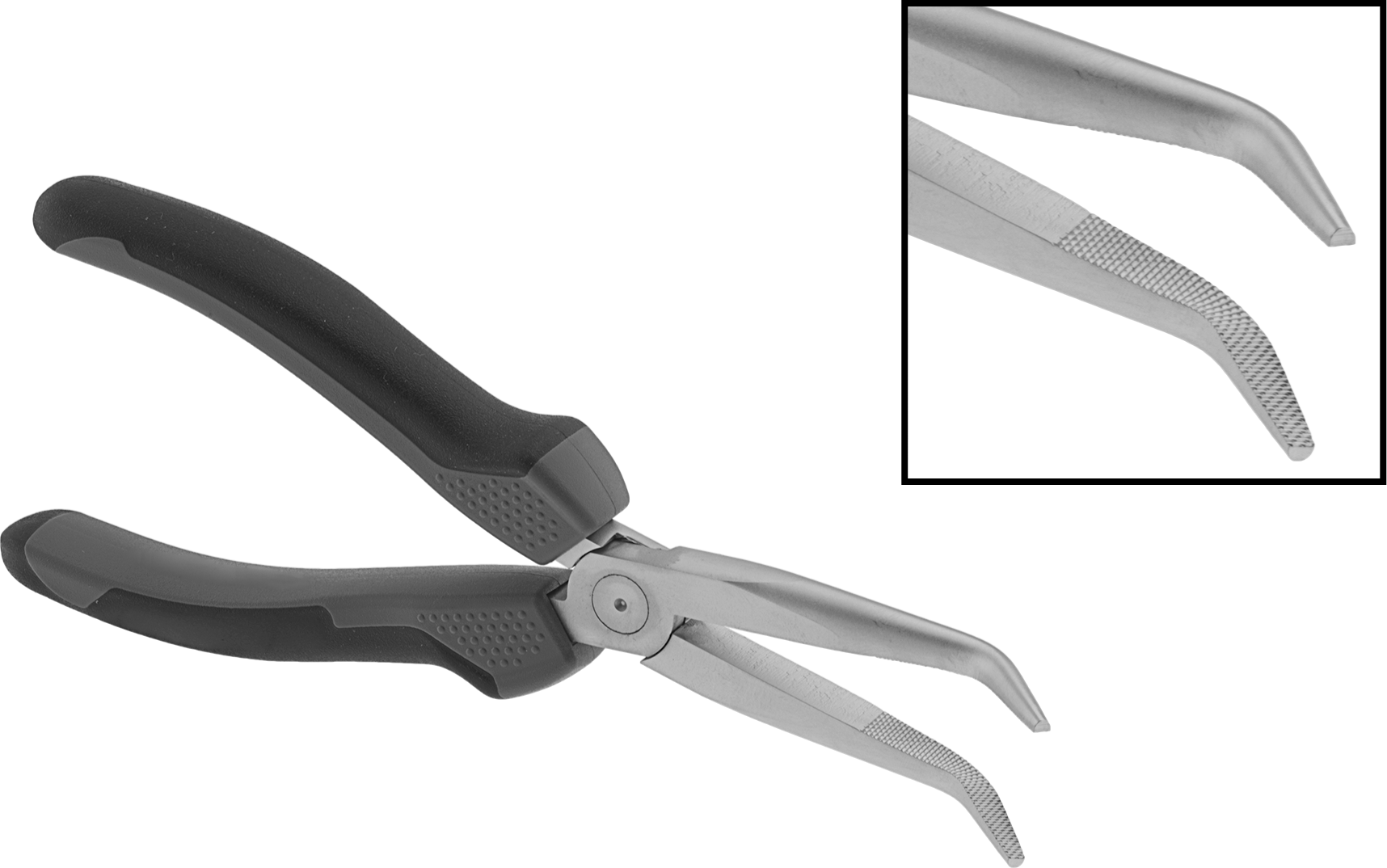 Standard Nose, 45° Jaw Bend, and Ultra Grip