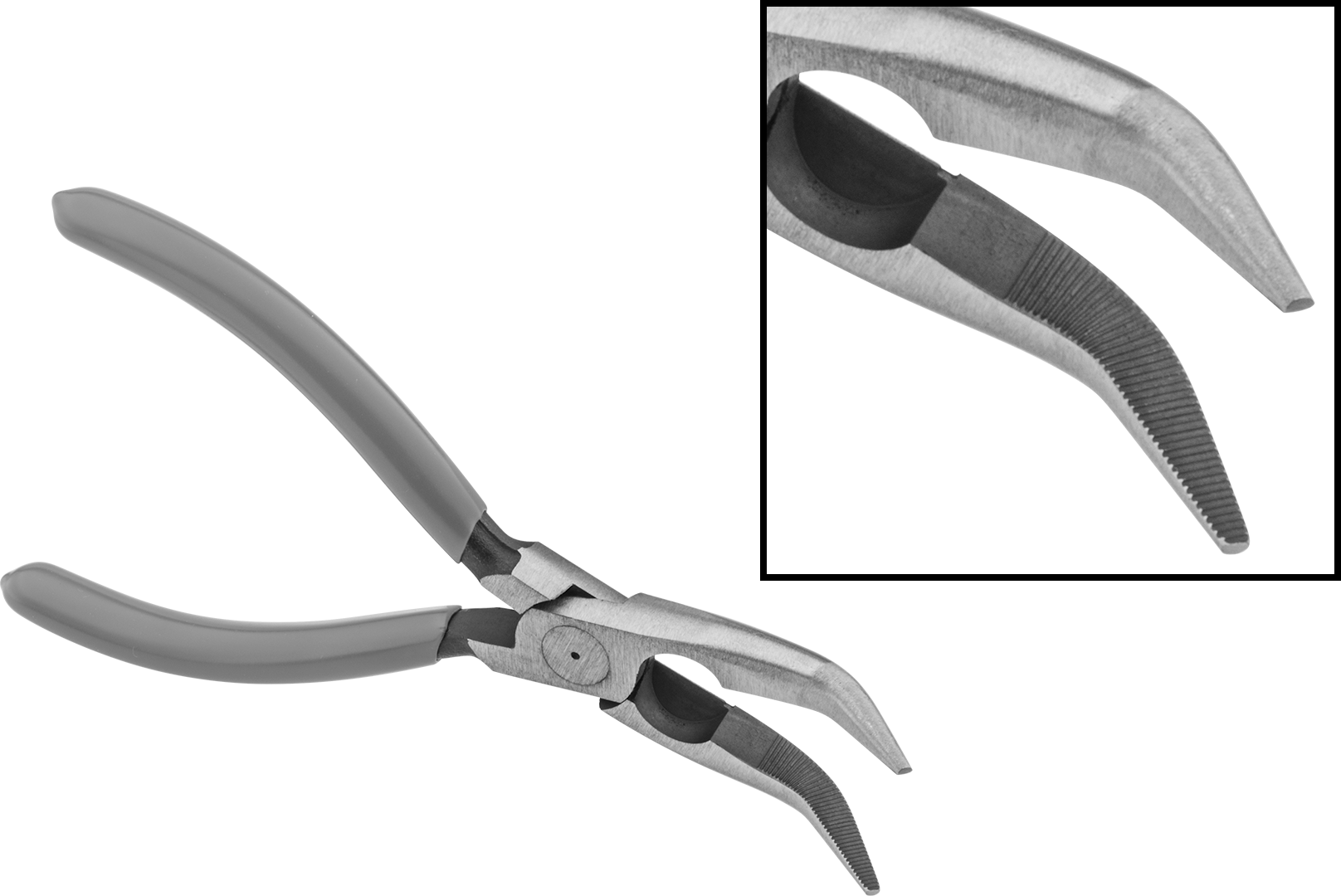 Standard Nose, 40° Jaw Bend, and Cushion Grip