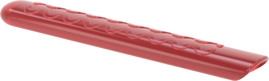 Dalga Desenli Dikdörtgen Tutamaklar, 1/4“ Yükseklik x 1/2” Genişlik Dış Çap için