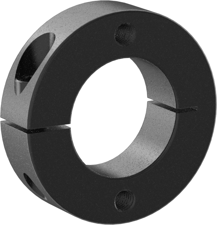 Yüzeye Monte Mil Bilekliği, 30 mm çap için, Siyah Oksit 1215 Karbon Çelik