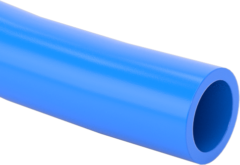 Hava ve Su için Sert Naylon Plastik Boru, Opak Mavi, 3/32" ID, 1/8" OD