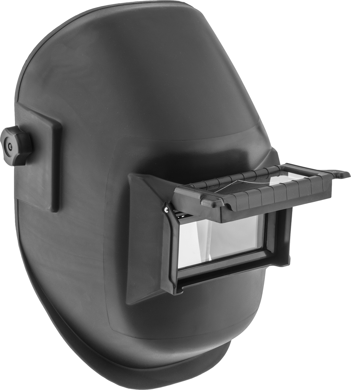 Naylon Kaynak Kaskı, Yukarı Açılır Lens, 8-1/2" Genişlik Siyah Kask, Gölge Numarası 10