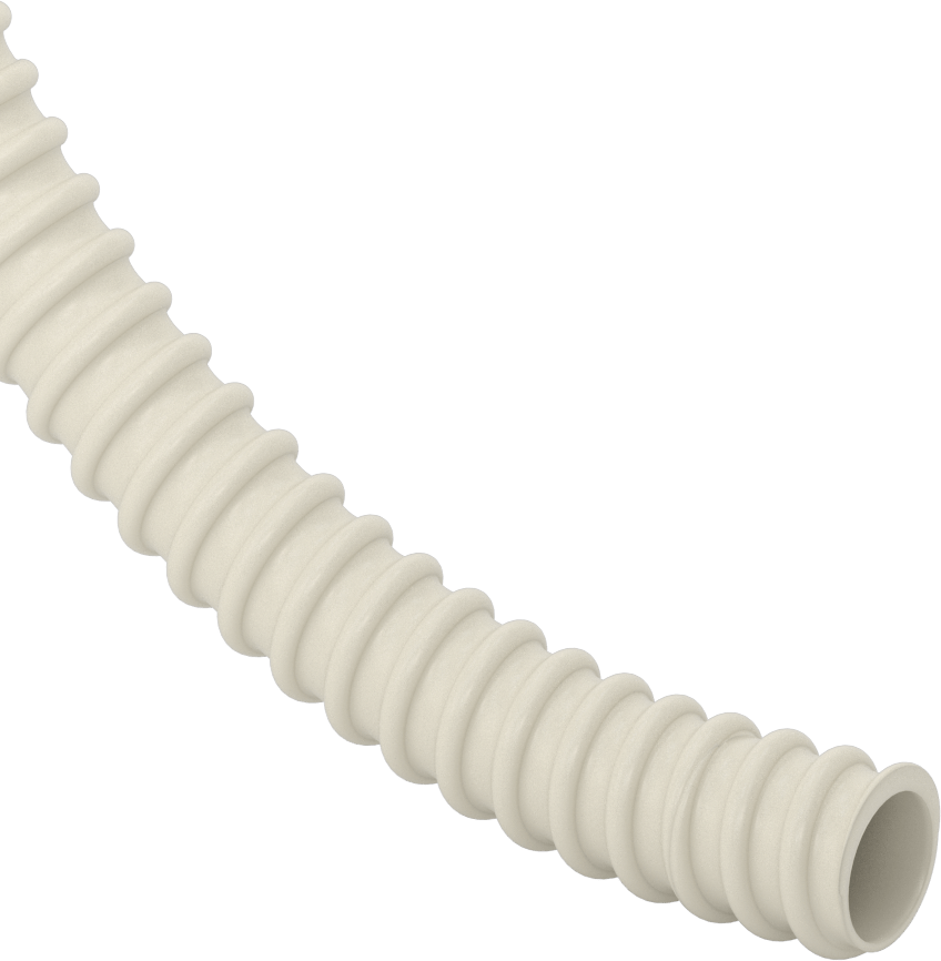 Sıvılar için Pürüzsüz Akışlı Kanal Hortumu, 1-1/4" ID, 1-1/2" OD, 100 Fit Uzunluk