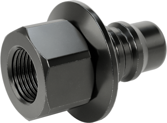 Su için Yüksek Basınçlı Hızlı Bağlantı Kesme Hortum Bağlantısı, Plug, 1/2 Kaplin Boyutu, 3/8 NPTF Dişi