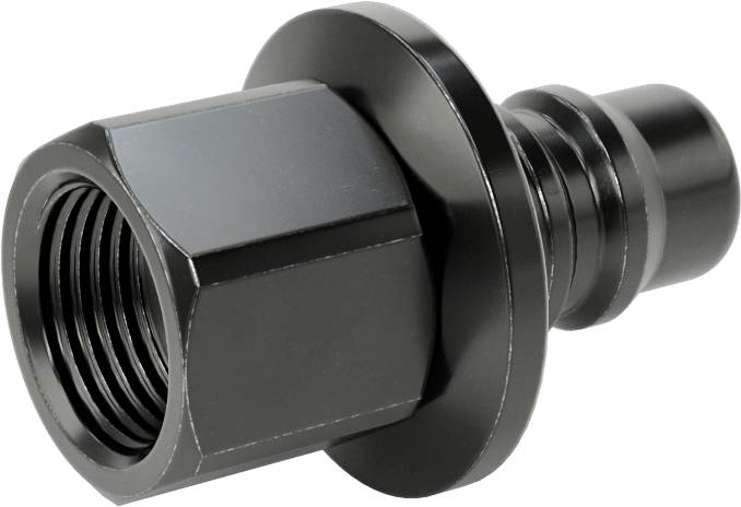 Su için Yüksek Basınçlı Hızlı Bağlantı Kesme Hortum Bağlantısı, Plug, 1/2 Kaplin Boyutu, 1/2 NPTF Dişi