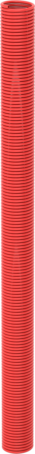 Geri Çekilebilir Hava Hortumu, 3/16" ID, 1/4" OD, Kırmızı, 100 Fit Uzunluk
