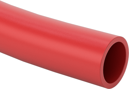 Geri Çekilebilir Hava Hortumu, 1/4" ID, 5/16" OD, Kırmızı, 25 Fit Uzunluk