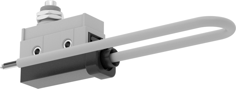 Kapalı Islak Ortam Anlık Anahtar, 9/16" Panel Kesme Çapı için Pistonlu Aktüatör