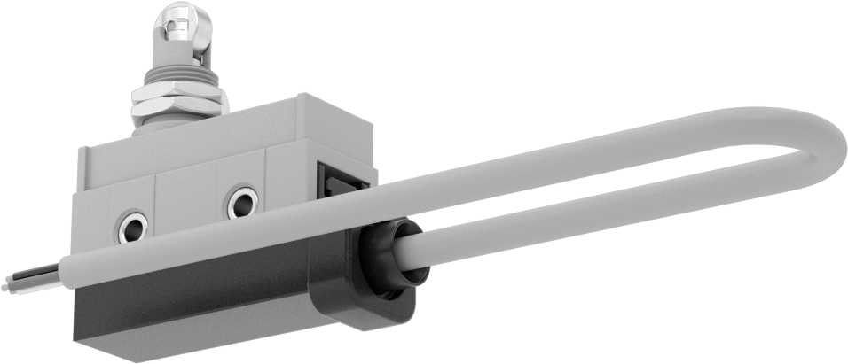 Kapalı Islak Ortam Anlık Anahtar, 9/16" Panel Kesiti için Makara Piston, 39" Tel Uçları