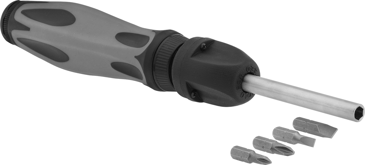Hızlı Tahrikli Cırcırlı Uçlu Tornavida, 1/4" Altıgen Şaftlı Uç için