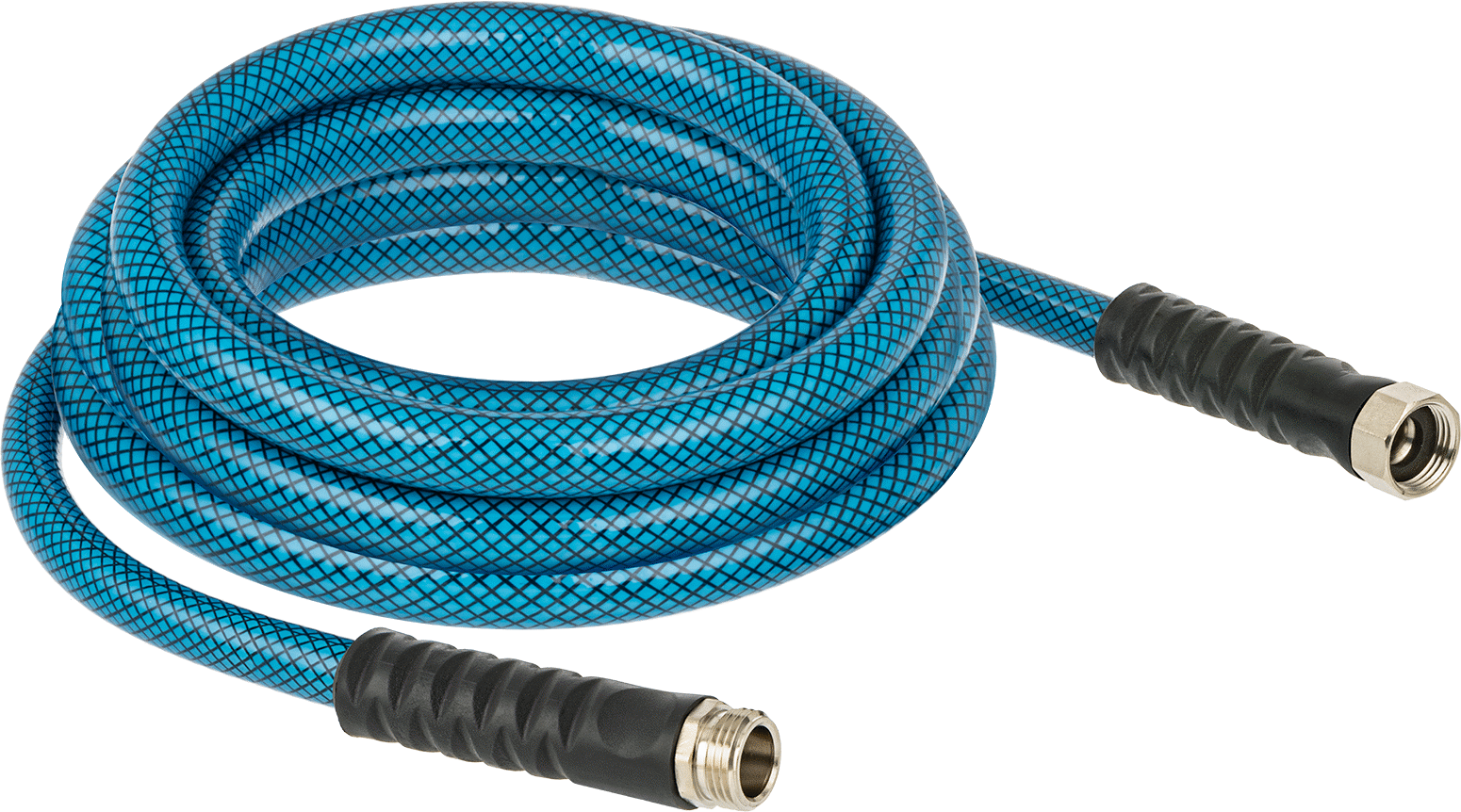 İçme Suyu için Bahçe Hortumu, Nikel Kaplı Pirinç GHT Bağlantı Parçaları, 5/8" ID, 13/16" OD, 25' Uzunluk