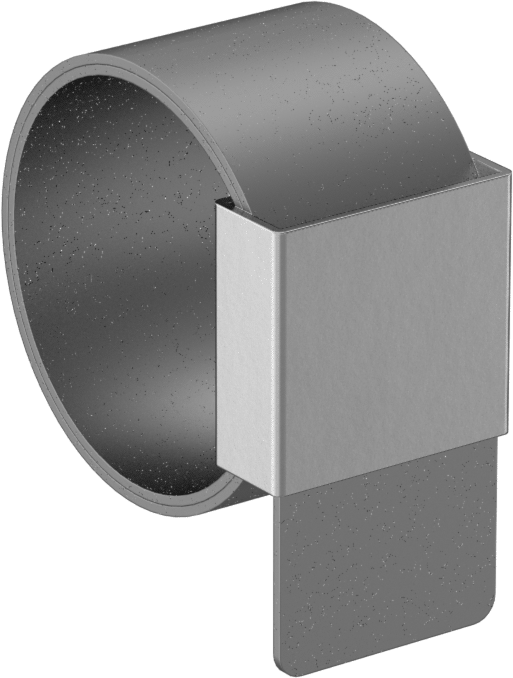 Sert Hortumlar için Düşük Profilli Bant Kelepçeleri, Galvanizli Çelik, 3/4" ila 1" ID