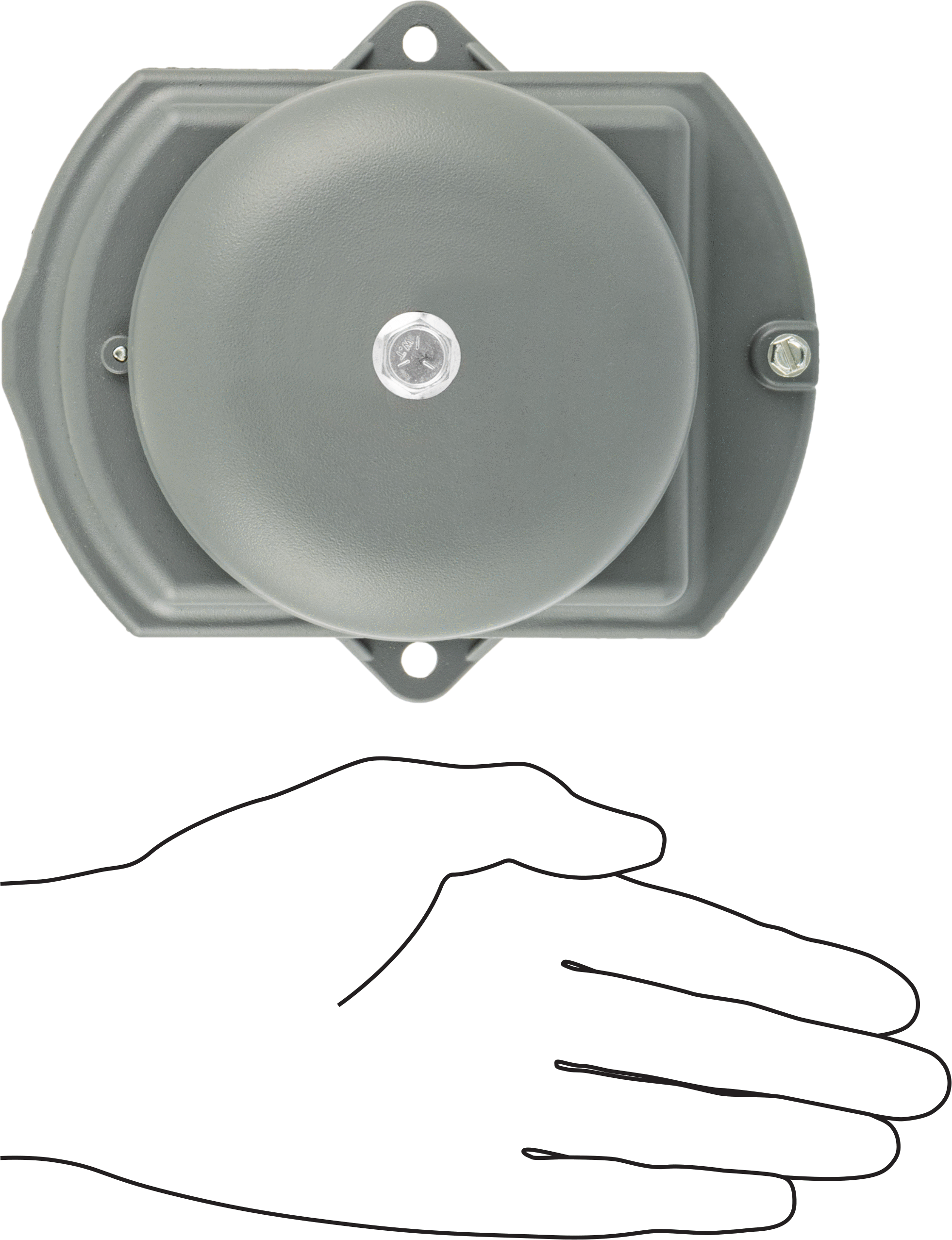 Dış Mekan Kullanımı için Zil, 120V AC, 90 dB @ 10 Feet/70 dB @ 100 Feet