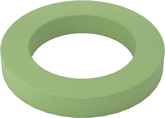 Kimyasallara Dayanıklı Viton® Floroelastomer Conta, 1/2 Boyutlu Kam ve Yivli Hortum Bağlantıları için