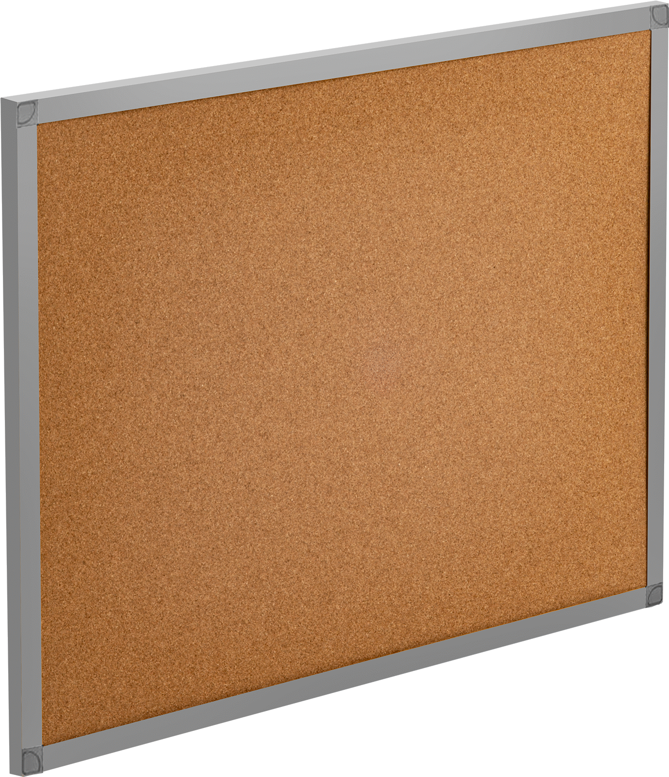 24“ Genişlik x 18” Yükseklik Alüminyum Çerçeveli Mantar İlan Panosu