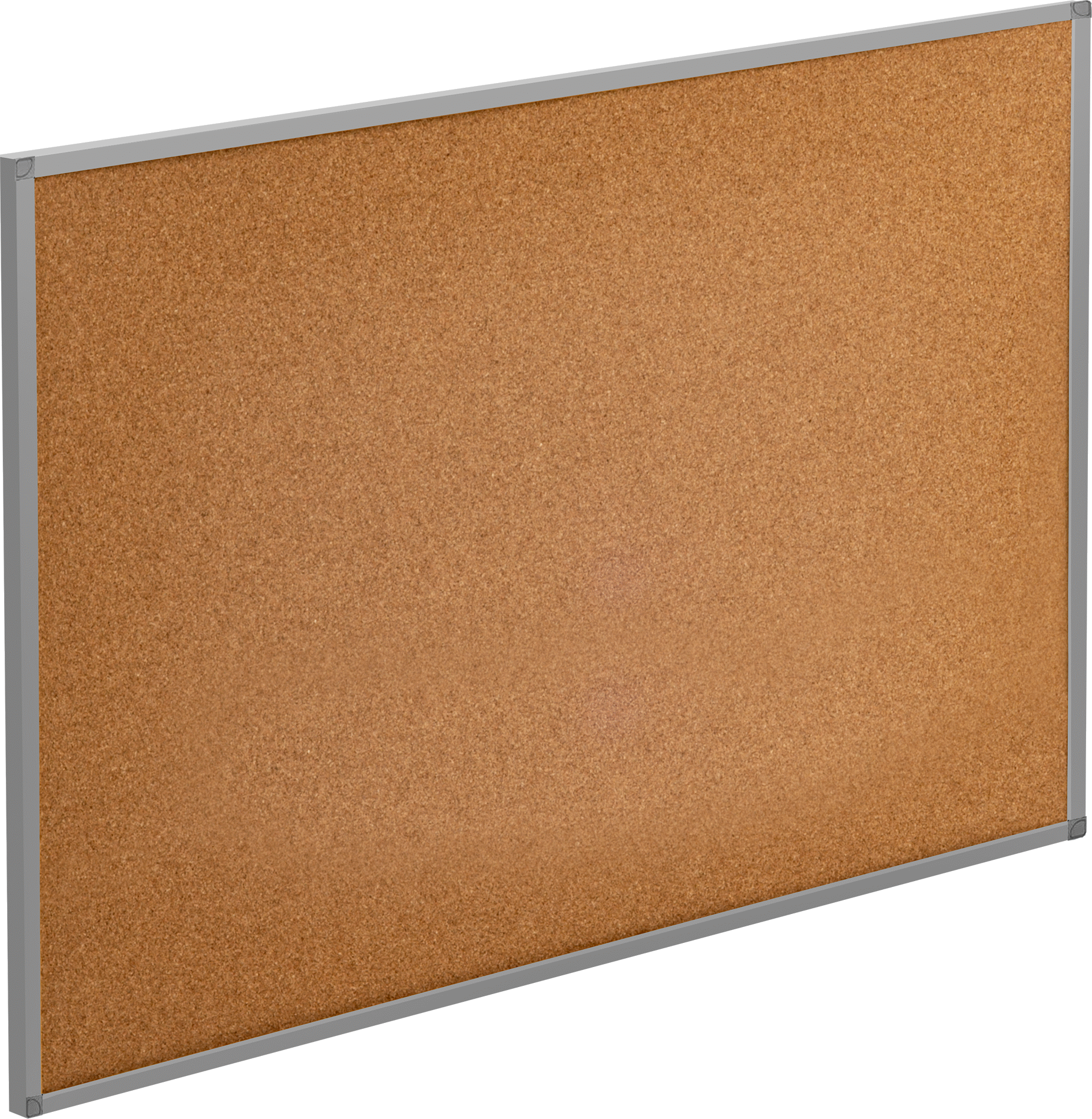 72“ Genişlik x 48” Yükseklik Alüminyum Çerçeveli Mantar İlan Panosu