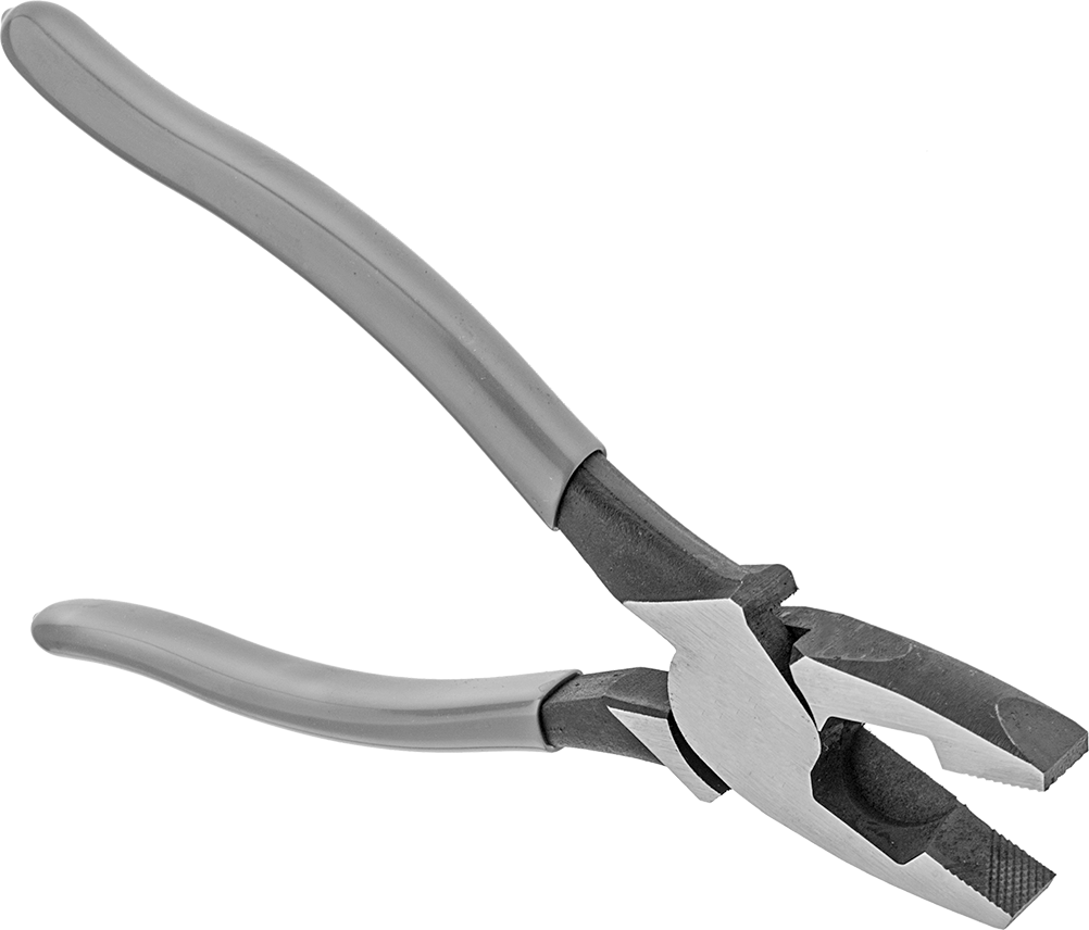 Tel Tutma Pense, Düz Çeneli ve Yastıklı Tutamaklı, Maksimum 6 Kalınlık için