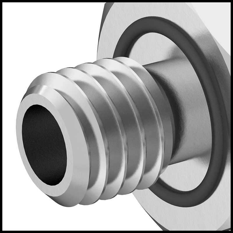 BSPP and Metric Male Threads with O-Ring