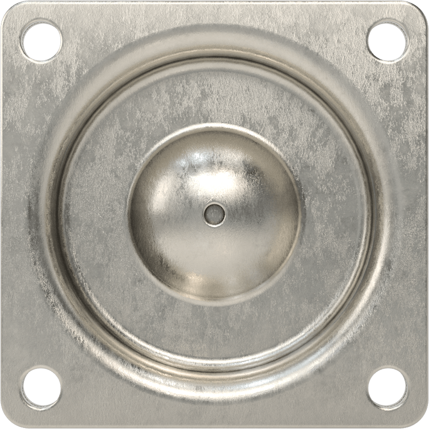Flanş Montajlı Bilyalı Transfer, Paslanmaz Çelik, 1-1/2" Top, 250 lbs. Kapasite